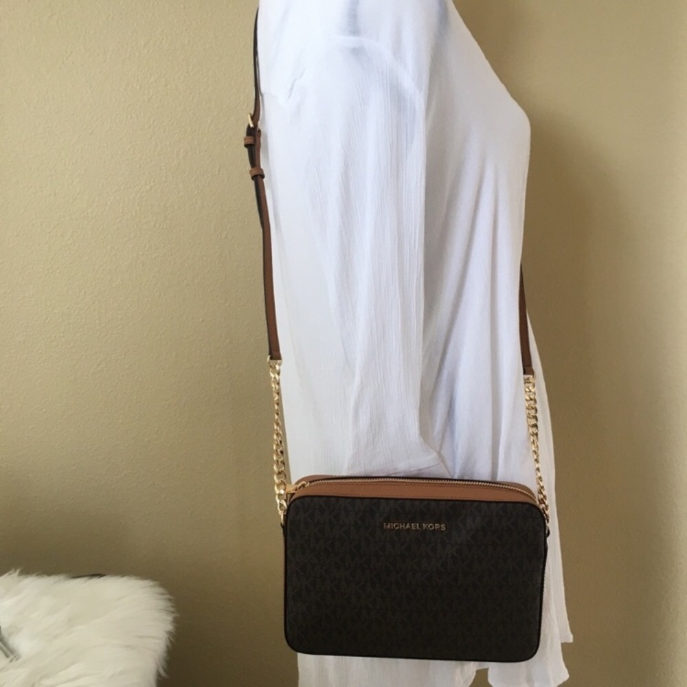 Michael Kors jet set Large crossbody shoulder bag - Picture 8 of 8